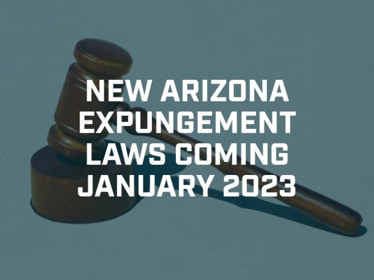 What Are Arizona's New Expungement Laws?